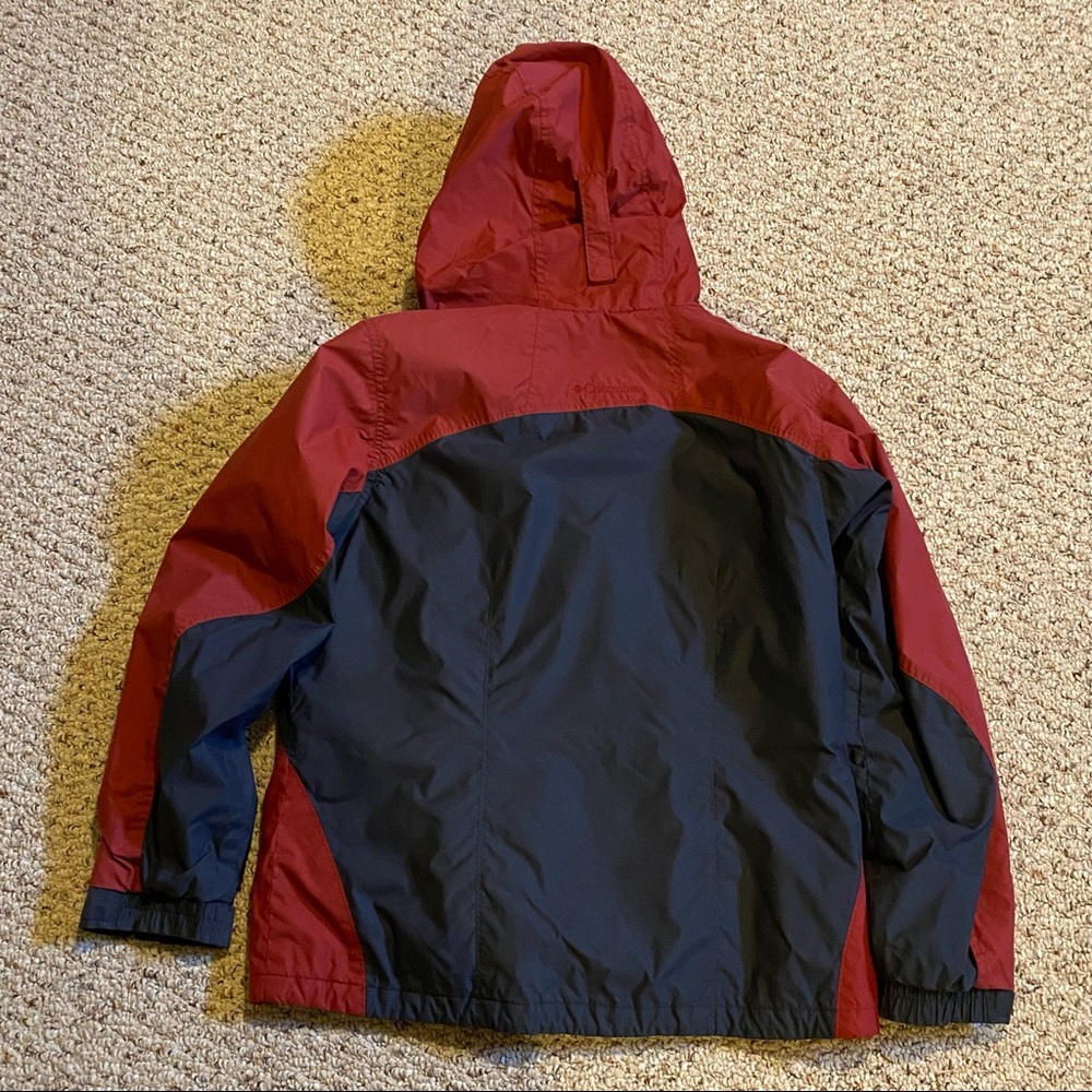 Columbia Jacket Women’s Size Large Crimson Red & Gray - Picture 4 of 5